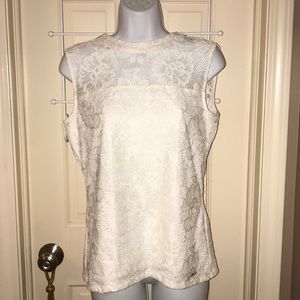 NWT CALVIN KLEIN FLORAL LACE TANK TOP
